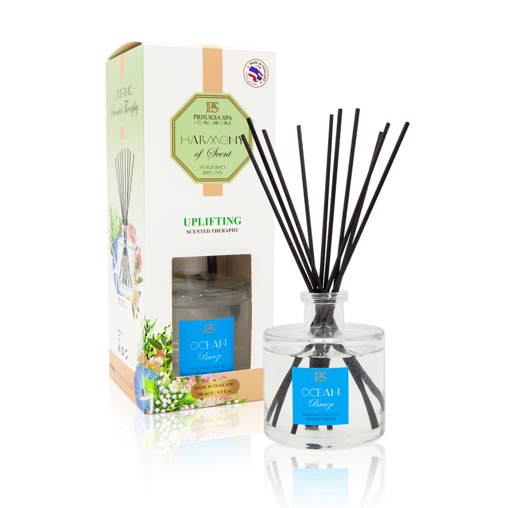 ก้านไม้หอมปรับอากาศ PHRUKSA SPA  ขนาด 180 มล.  กลิ่นโอเชี่ยน บรีซ_0